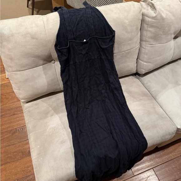 Free People Black Dress with cream lace - Picture 1 of 4